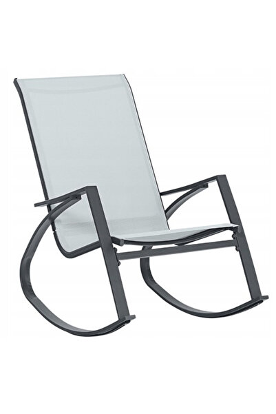 OEM Scaun balansoar de gradina din metal si textil, 60x104x95 cm, capacitate ...