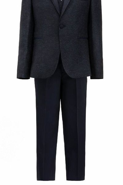 DMB BOYS & GIRLS Tuxedo Model 5 Piece Groom Suit Boy's Suit with Bow Tie
