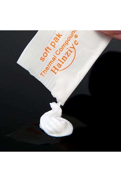 HALNZIYE Pastă termică, 1g, albă, Pastă termică, silicon, pachet moale