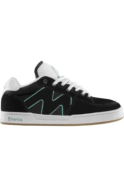 Emerica Og 1 Blk Wht Grn Pantofi