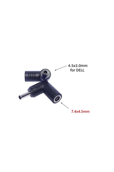 Afila Dell 7.4*5.0mm to 4.5*3.0mm Dc to Dc Connector (Adaptör Kablo ucu Çevir...