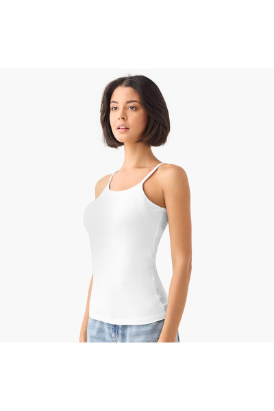 FAV Set of 3 - Camisole with Scoop Neck and Spaghetti Straps