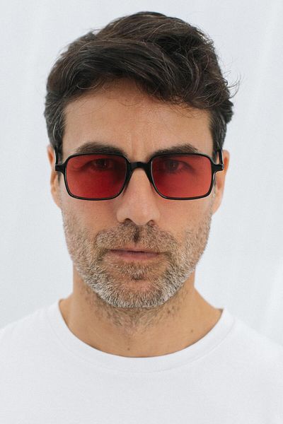 Bilge Karga Samu Black Red Men's Sunglasses