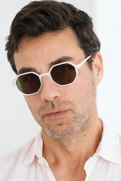 Bilge Karga Liam White Green Men's Sunglasses