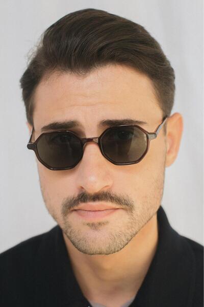 Bilge Karga Liam Brown Green Erkek Güneş Gözlüğü