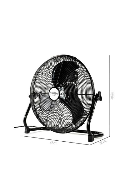 Zep Ventilator De Podea 20 Inch -bhm Blff-50, 110w, 3 Niveluri De Viteză, Carcasa Metalica