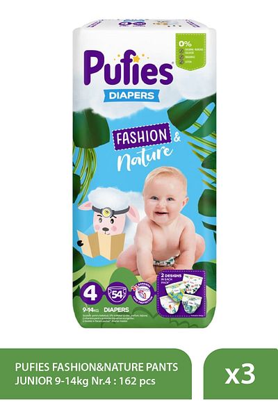 Pufies Παντελόνια Fashion&nature για παιδιά 9-14 κιλά: 54 τεμάχια, Αρ. 4 X 3