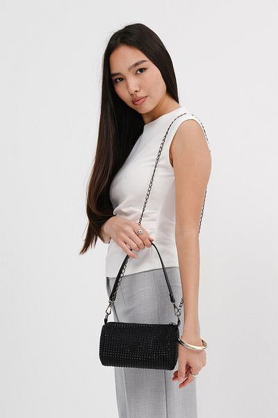 Addax Stoned Hand and Shoulder Bag Ç1048