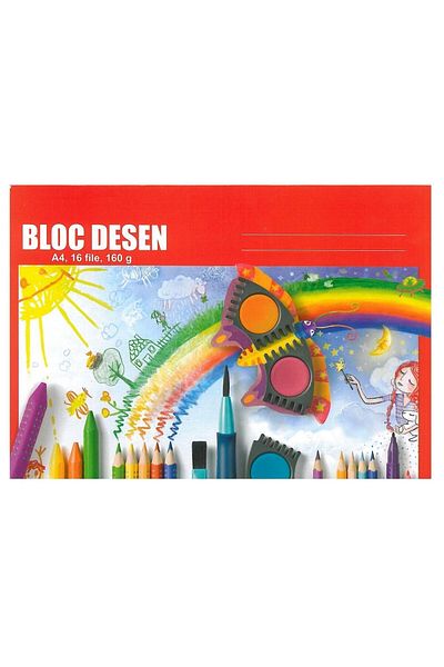 OEM Drawing Pad, A4, 160g, 16 Files, Polychrome