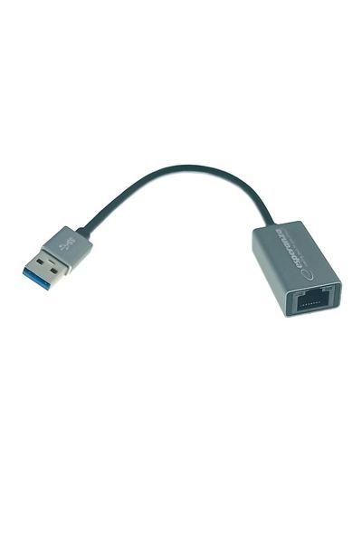 ESPERANZA 95883 Gigabit Ethernet network card, USB 3.0 to RJ-45, 18 cm cable, gray