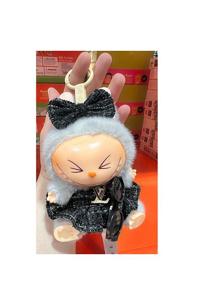 BaoBao 15cm plush Labubu with exclusive design, elegant outfit - fashion luxury toy, BaoBao