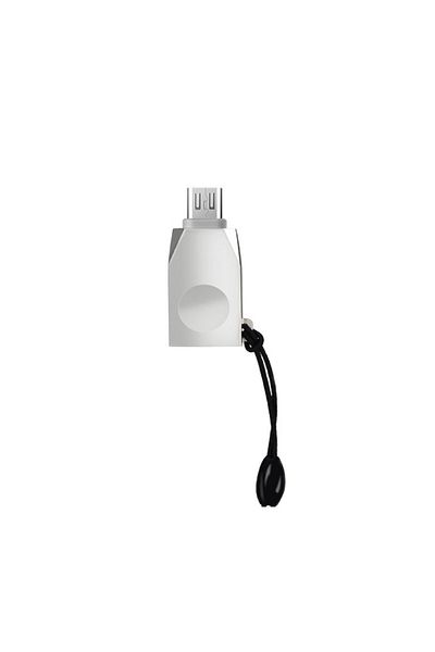 Hoco OTG adapter microUSB male to USB 3.0 female, HOCO UA10, zinc alloy housing, with elastic cord