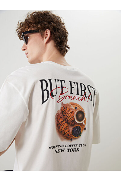 LC Waikiki Crew Neck Printed Combed Cotton Men's T-Shirt