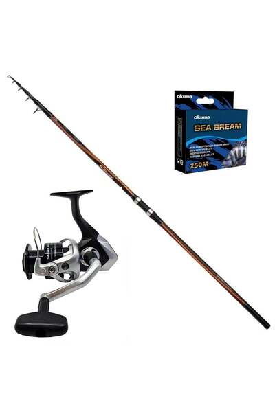 Shimano Sonora 420cm - Okuma Safina SN-8000 Surf Olta Seti