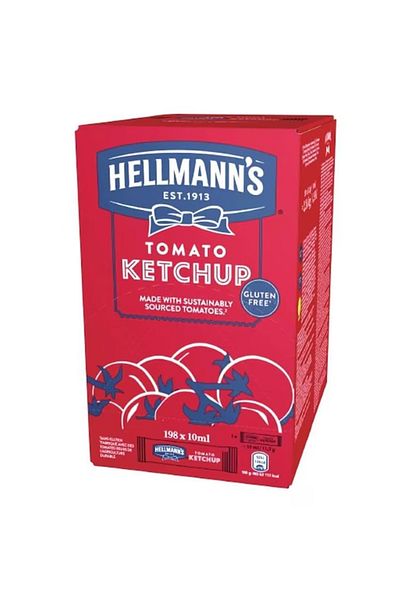 Hellmann's Mini Ketchup Hellmann's, 198 x 10 ml