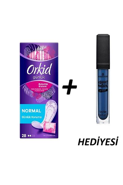 Orkid Daily Pad Extra Comfort System and Lipstick - Vibrant Shock Lip Paint 05 Nighstalker 5 ml 4251232258592