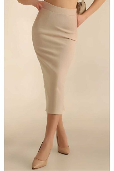 CNG MODA Fusta creion din țesătură modală