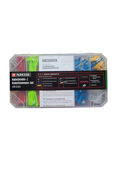 PARKSIDE Parkside cable clamp set, 308 pieces