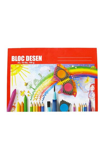 OEM Drawing Pad, A3, 160g, 16 Files, Polychrome