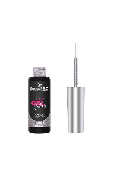 SensoPRO Milano Gel UV Platinum pentru unghii - Strălucire de bujor 8ml