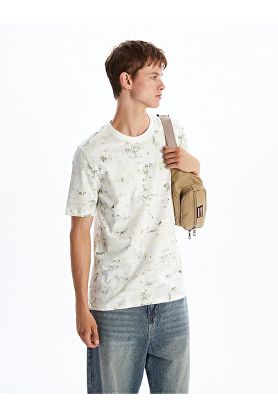 LC Waikiki Ανδρικό μπλουζάκι με μοτίβο με λαιμόκοψη New Season - S5QB26Z8