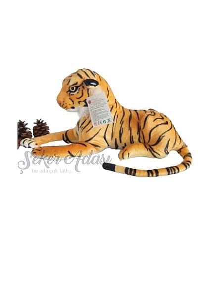 Şeker Adası Small Size Plush Tiger 30 cm (No Sound Feature) Toy Leopard Lion