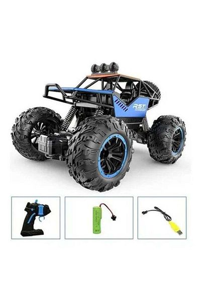 Raffine Remote Control Car 4 Wheel-Drive Shock Proof Crawler Truck Toy