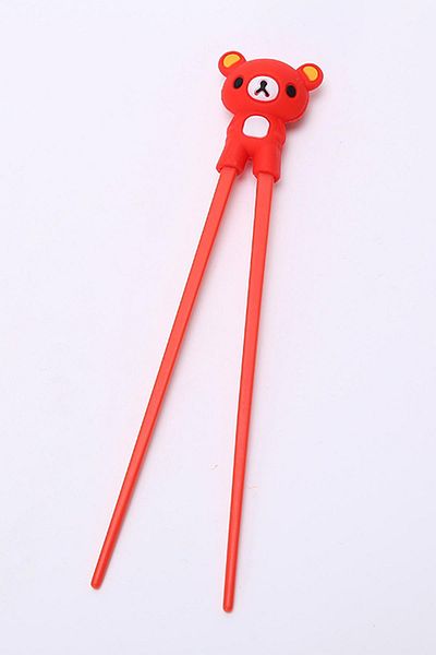 Patladı Gitti Red Colored Chopstick and Chopstick Learning Apparatus