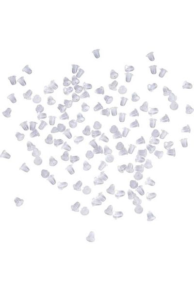 OEM Yulinland - Set of 100 earring plugs, hypoallergenic, 5mm,