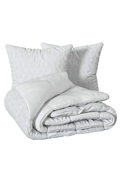 Atmosphera 3-Piece Edie Jacquard Duvet Cover Bedding Set