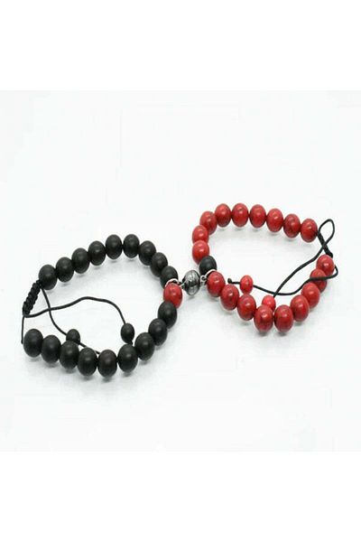 StreetWear Outlet Brățări Cuplu - Black & Red