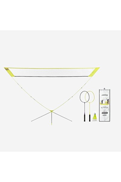 Decathlon Taşınabilir Badminton Ağı Seti - Sarı - 3M V2