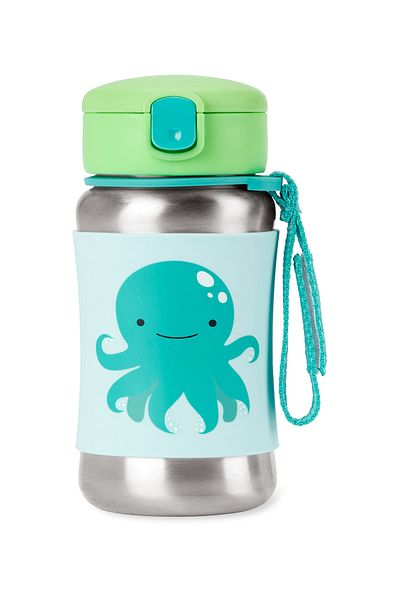 Skip Hop Zoo Stainless Steel Water Bowl Octopus
