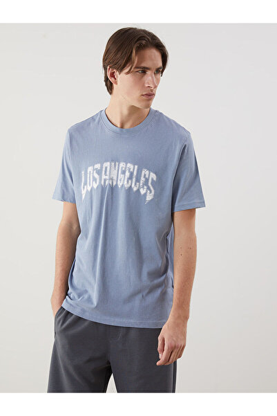 LC Waikiki Peak New Season Crew Neck Printed Men's T-Shirt