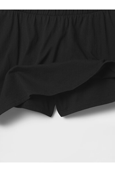 GAP Kız Çocuk Siyah Jersey Şort
