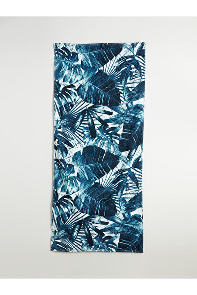LC Waikiki Nevavm Patterned Men's Beach Towel with Difference in Color 70X150 cm