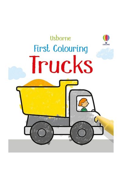 Usborne First Colouring Trucks