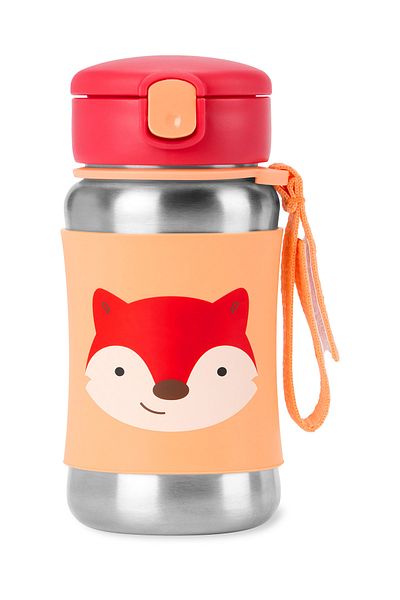Skip Hop Zoo Stainless Steel Water Bowl Fox