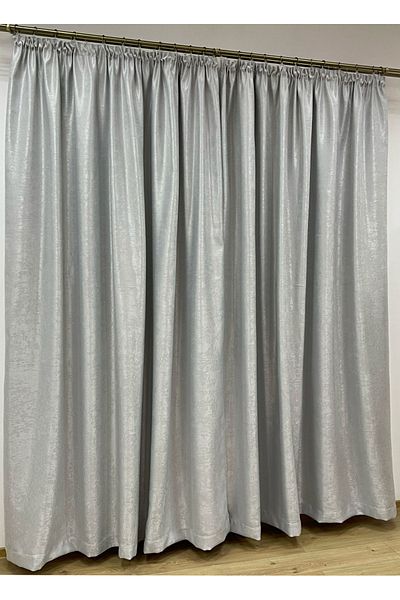 Liz Line Set of two blackout curtains, with drapery, various sizes and colors, from the "Monocrom" range by Liz Line