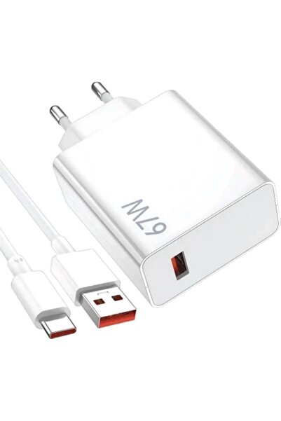 XMART 67W (WATT) POCO X3 / X3 PRO UYUMLU ŞARJ SETİ KABLO+ BAŞLIK