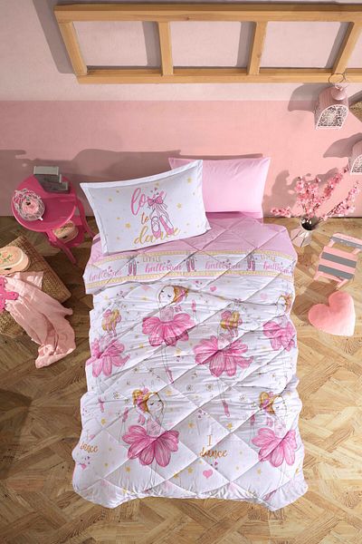 Clasy Ranforce 100% Cotton Single Sleeping Set Ballerina