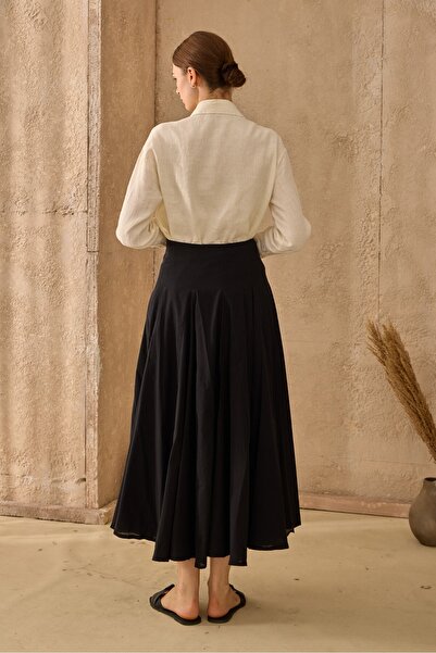 QANU Flounce Skirt Black