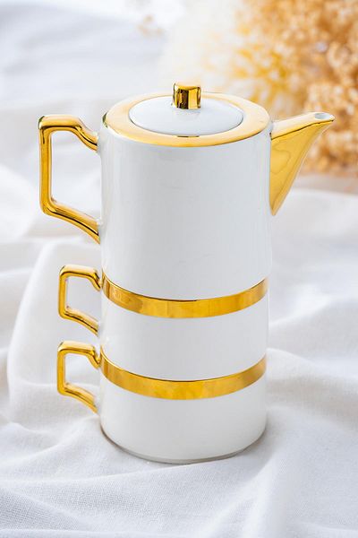 ACAR Stella Porcelain 2-Piece Coffee Cup Set
