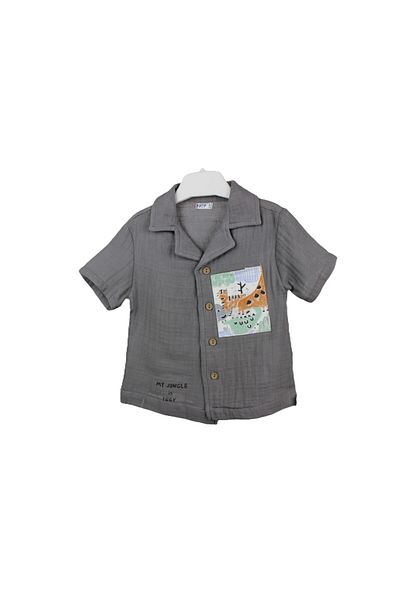 Bebezade Unisex Linen Shirt Shorts Set Baby
