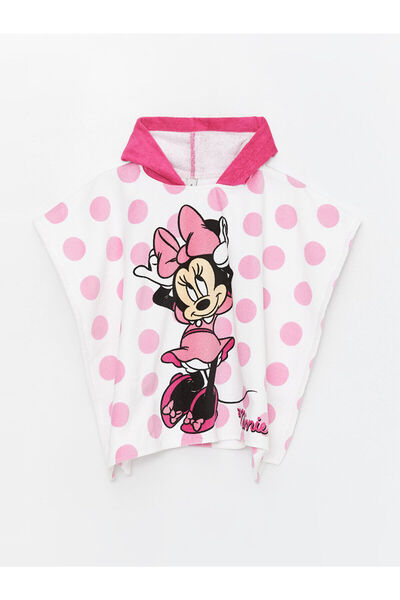 LC Waikiki LCW ACCESSORIES Minnie Mouse Printed Girl's Beach Towel