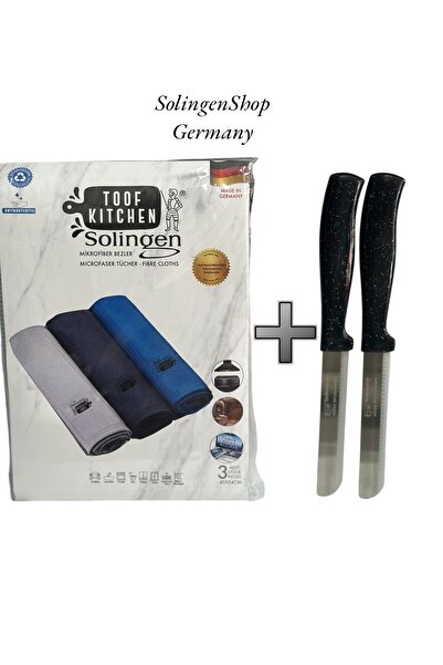 Solingen SOLİNGEN MİCROFİBER BEZ& 2’li MICRO SOLİNGEN BIÇAK