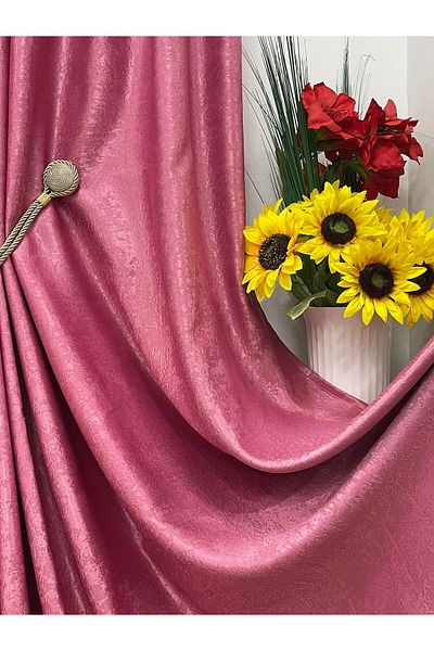 Liz Line Set of two blackout curtains, with drapery, various sizes and colors, from the "Monocrom" range by Liz Line