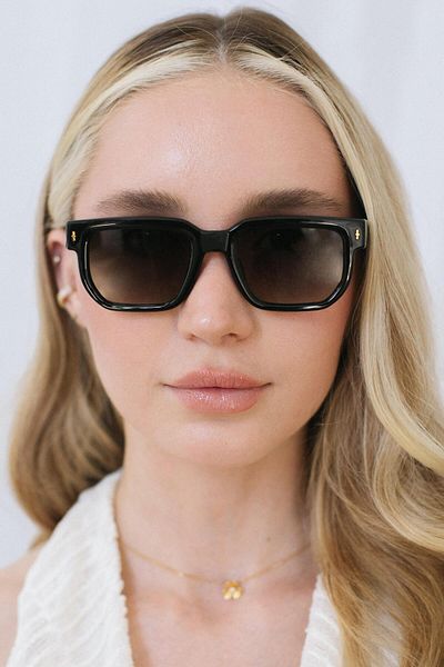 Bilge Karga Ronald Black Green Gradient Sunglasses