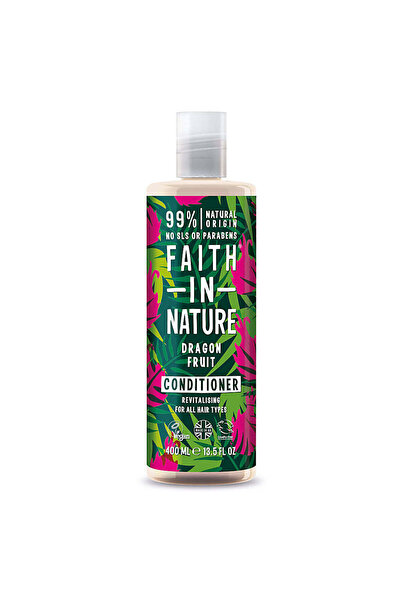 Faith In Nature balsam revitalizant cu fructul dragonului, pentru toate tipurile de păr, Faith in Nature, 400 ml