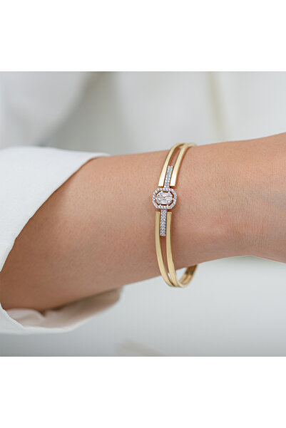 Gl8k Parça Baget Taşlı Kelepçe